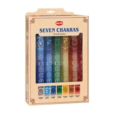 HEM Seven Chakra  Incense Sticks 250g Premium Agarbatti for Puja & Meditation