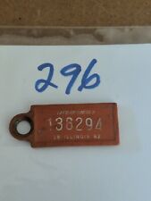 1962 Illinois 136294 DAV Mini License Plate Key Chain Tag Disabled Am Vet (296)