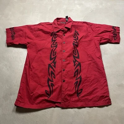 Camisa Y2K Vintage Sin Límites Cyber Mall Gótica Bordada L Tatuaje Para Hombre Foto 1 de 4