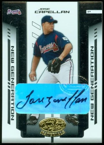 2004 Leaf Certified Materials #245 Jose Capellan NG AU RC /500 - NM-MT - Image 1 of 1