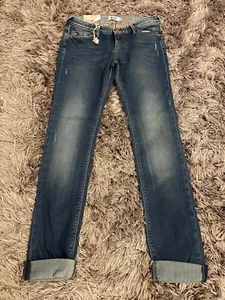 NUEVO CON ETIQUETAS ROXY JEANS TALLA 28 DELGADO L34 Talla 8 NUEVO RETRO - Imagen 1 de 7