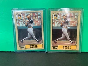 1986 BARRY BONDS TOPPS TRADING ROOKIECARD 2 ERROR MINT 2 - Bild 1 von 8