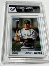 2010 1st Bowman Draft Picks & Prospects #BDPP47 Russell Wilson RC HGA 9 MINT