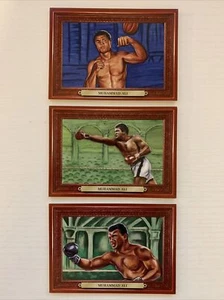 Ringside Boxing Rd 1 Turkey Red 2010 3 tarjetas SP juego de inserciones Muhammad Ali 91,92,93 - Imagen 1 de 12