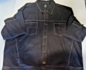 Camisa Vaquera Vintage Karl Kani Signature Años 90 Hip Hop Talla 5X - Imagen 1 de 9