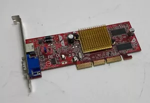 128MB FIC R92LS V1.1 ATi Radeon 9200SE VGA / TV-Out AGP Graphics Video Card GPU - Picture 1 of 6