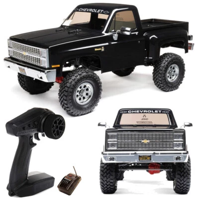 Axial AXI03030T2 1/10 SCX10 III Base Camp 1982 Chevy K10 4X4 RTR, Black - Image 1 of 4