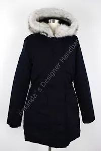 ABERCROMBIE & FITCH Parka Women's Jacket Black Size Small NWT - Picture 1 of 4
