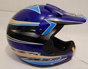 Helmets Cycle/ATV MSR System 6 Blue/Black/Silver X-Large New - Picture 1 of 3
