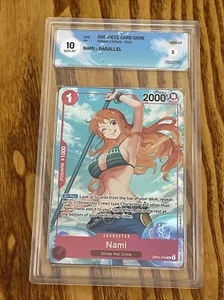 One Piece NAMI GRAD 10 - ROMANCE DAWN OP01-016 Alternate Art Correct. Version - Bild 1 von 4