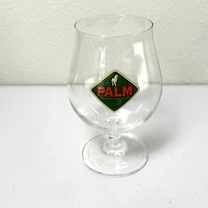 Palme Belgien Bernstein Bier Tulpe Glas Brauerei Barware Pferd Logo - Bild 1 von 7
