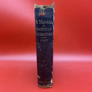 Vintage 1874 A Manual Of American Literature By John S.Hart - Picture 1 of 9