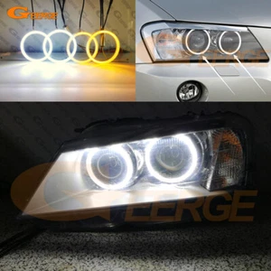 Anillos halo ojos de ángel LED ultra brillantes para BMW X3 F25 2010 2011 2012 2013 2014 - Imagen 1 de 24