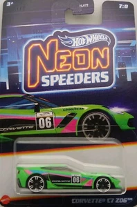 Hot Wheels Corvette C7 Z06 Neon Speeders C 7/8 2024 HRW81-4B10 - Imagen 1 de 7