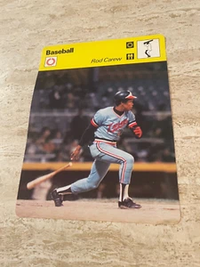 1977 Sportscaster Baseball #10-07 Rod Carew - Minnesota Twins - HOF - MT - Picture 1 of 1