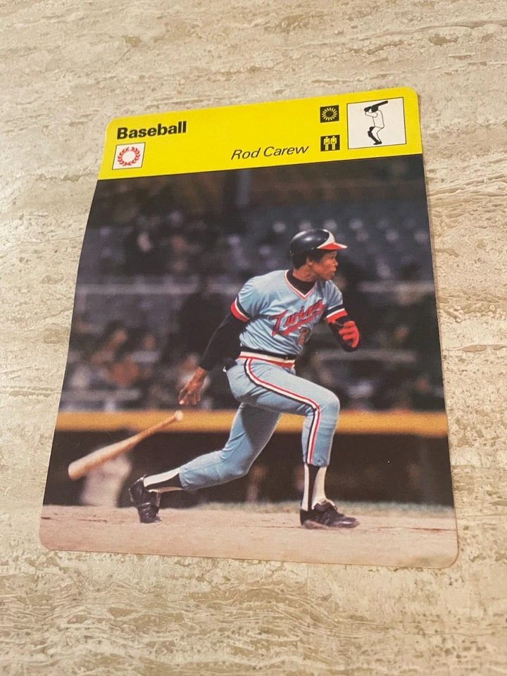 1977 Sportscaster Baseball #10-07 Rod Carew - Minnesota Twins - HOF - PERFEITO ESTADO - Imagem 1 de 1