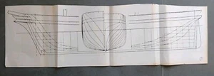 Bauplan Spantenriß Nr.7 Segelschiff 2 Master Gebraucht - Bild 1 von 1