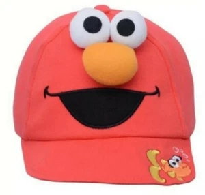 Sesame Street ELMO 3D Face Toddler Soft Baseball Cap NWT - Picture 1 of 6