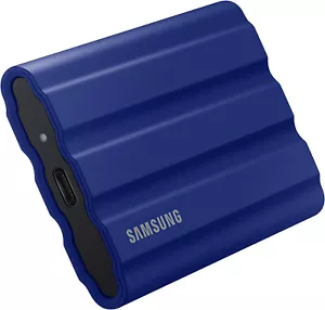 Samsung Memorie T7 Shield SSD Esterno Portatile 1 TB USB 3.2 Gen 2 10 Gbps Blu - Imagen 1 de 5