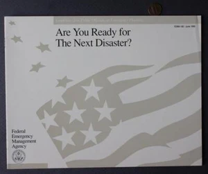 1989 FEMA US Fire Administration Are You Ready for the Next Disaster Booklet --- - Picture 1 of 1