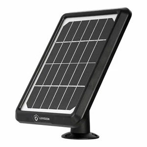 LUVISION Solarpanel Solarkollektor für Akku Kamera Überwachungssystem schwarz  - Bild 1 von 7