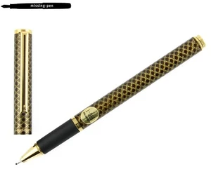 Vintage Edding 1690-1 Rollerball in Brown-Gold Marble - Picture 1 of 8