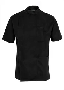 HERREN GESUNDHEITSTUNIKA MÄNNLICHE KRANKENSCHWESTER NHS KRANKENHAUS ZAHNARZT TIERARZT UNIFORM, SCHWARZ INS35BL - Bild 1 von 1