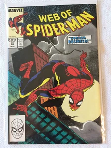 Web of Spider-Man #49 1989 Marvel Comics Group en muy buen estado+/nuevo en serie - Imagen 1 de 1