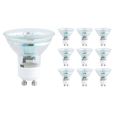 10x LED Lampe GU10 warmweiss 4W / 30W Leuchtmittel Strahler Spot 230V SEBSON - Bild 1 von 4