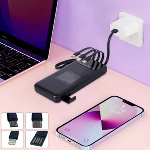 Power Bank 9000000mAh Externes Batterie Ladegerät mit 2 USB für iPhone Samsung - Bild 1 von 13