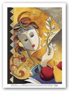 Curious View I Karen Dupre Art Print 7x5 - Picture 1 of 1
