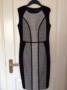 Marks and Spencers Dress Size 8 (Short) - Colour: Black Mix - Picture 1 of 1
