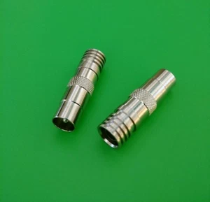 (10 PCS) PAL Male w/Attached Crimp Ring for RG6/U Cable - USA Seller - Picture 1 of 2