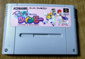 【 KONAMI 】Pop'n Twinbee Super Famicom SFC SNES FROM Japan - Picture 1 of 6