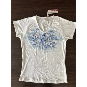 Pepe Jeans London Tee T-Shirt Oberteil Damen XL Y2K Retro Old Stock NEU - Bild 1 von 9