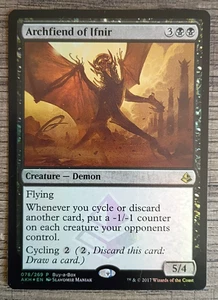Magic The Gathering ~ Archidemonio de Ifnir ~ Amonkhet Buy-A-Box Promo (078/269) ~ Lámina rara ~ VLP - Imagen 1 de 6