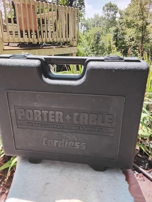 BARN FIND- PORTER CABLE DRILL CASE - CASE ONLY- BLACK- GOOD LATCHES! - Image 1 of 4