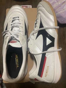 Mizuno MORELIA IN Soccer Futsal Indoor Football Shoes Q1GA1700 White x Black - Picture 1 of 4