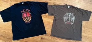 VTG Lot of (2) Ray Wylie Hubbard Size XL/2XL Snake Farm SIGNED - Picture 1 of 19
