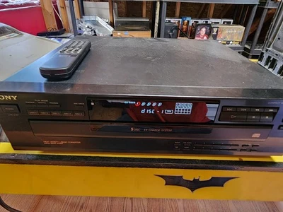 Convertidor lineal cambiador de CD de 5 discos Sony CDP-C365 PROBADO leer descripción  Foto 1 de 4