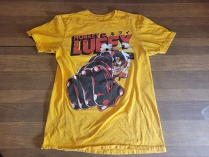 Ripple Junction One Piece Herren T-Shirt Monkey D. Luffy gelb Grafik Größe S - Bild 1 von 6