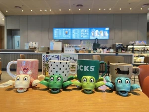 ® Turtle Coaster, Turtle Cup Holder with Funny Expression, 4 PC Cup Holder wi... - Picture 1 of 9