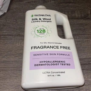 Heritage Park Silk & Wool All-Natural Fragrance Free, pH-Neutral Laundry... - Picture 1 of 3