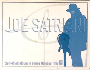  Joe Satriani Blau Sticker Album Cover Promo 12x10 Flach Doppelseitig Poster - Bild 1 von 3