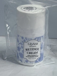 LilyAna Naturals Retinol Cream High Potency Hyalurronic Blend 1.7 oz - Picture 1 of 2