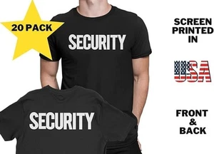 Camisetas de seguridad al por mayor serigrafiadas delanteras y traseras paquetes múltiples - Imagen 1 de 6