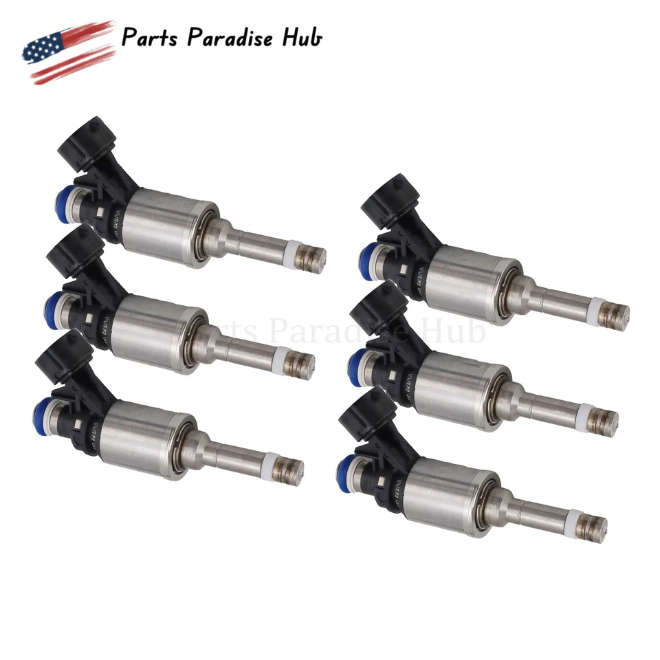 6PCS Fuel Injector For INFINITI QX60 2017-2019 Nissan Pathfinder 16600-6KA0A - Изображение 1 из 4
