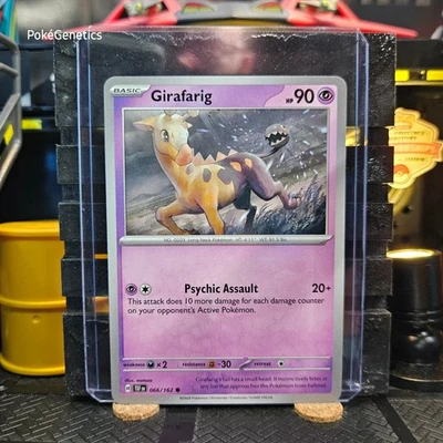 Girafarig Temporal Forces Pokémon TCG 066/162 Scarlet & Violet SV05 Common - Image 1 of 4