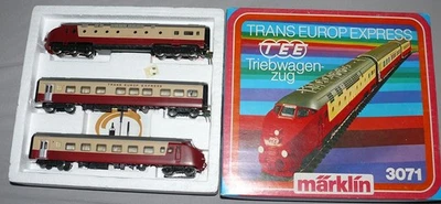 Märklin 3071, Tea Railcar 3 Pieces, New, Original Packaging, BJ 71 - Image 1 of 4