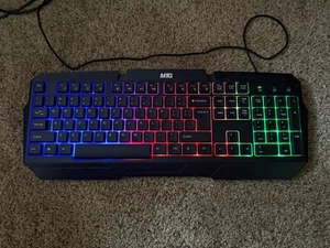 Clavier gaming MTG rétroéclairé filaire - Photo 1/3